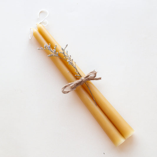 Tall Taper Candle - 100% Beeswax